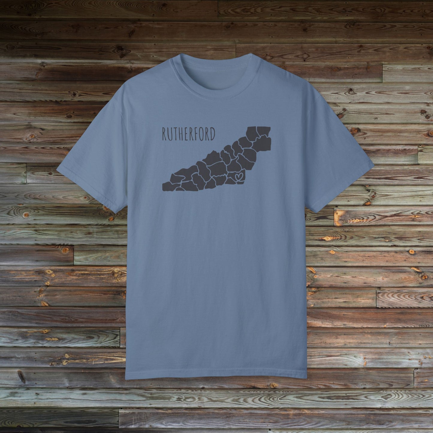 Rutherford County Heart | County Heart Collection | North Carolina Shirt | NC Mountains | Mountain Shirt | Western NC Shirt