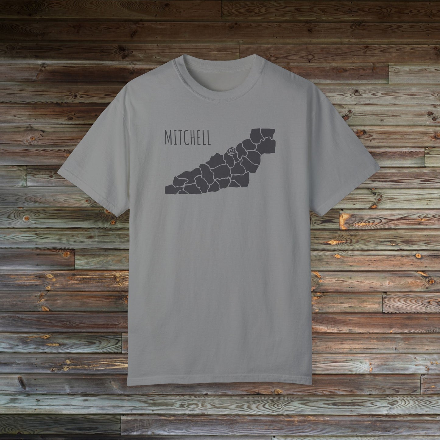 Mitchell County Heart | County Heart Collection | North Carolina Shirt | NC Mountains | Mountain Shirt | Western NC Shirt | Comfort Colors