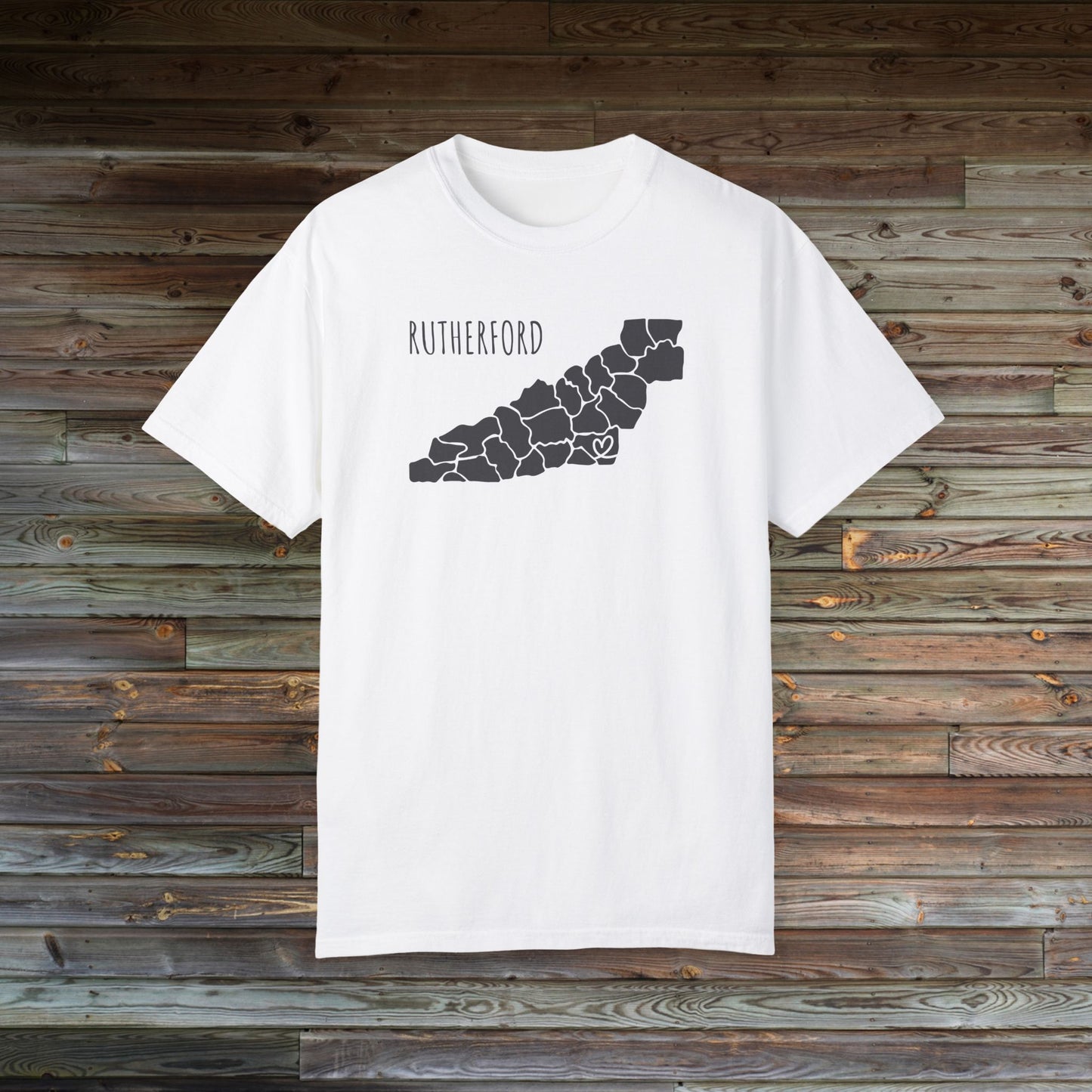 Rutherford County Heart | County Heart Collection | North Carolina Shirt | NC Mountains | Mountain Shirt | Western NC Shirt