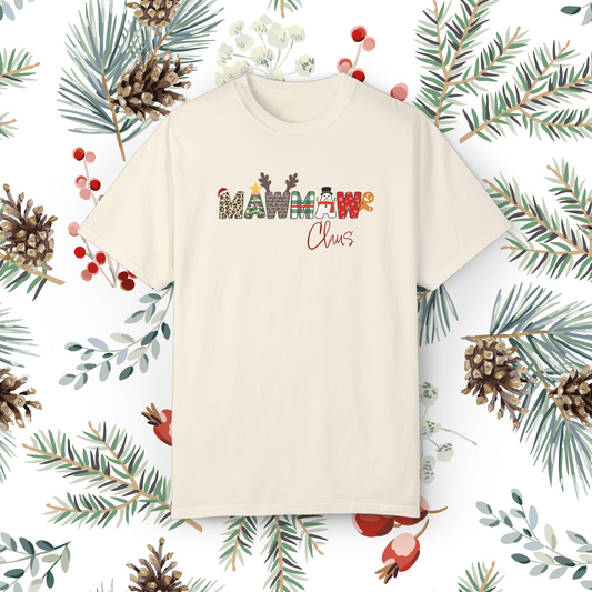 Mawmaw Claus T Shirt | Comfort Colors