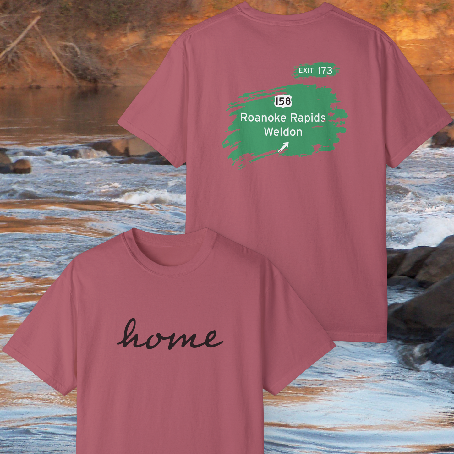 RR Weldon Road Sign Home | Comfort Colors Unisex Garment-Dyed T-shirt